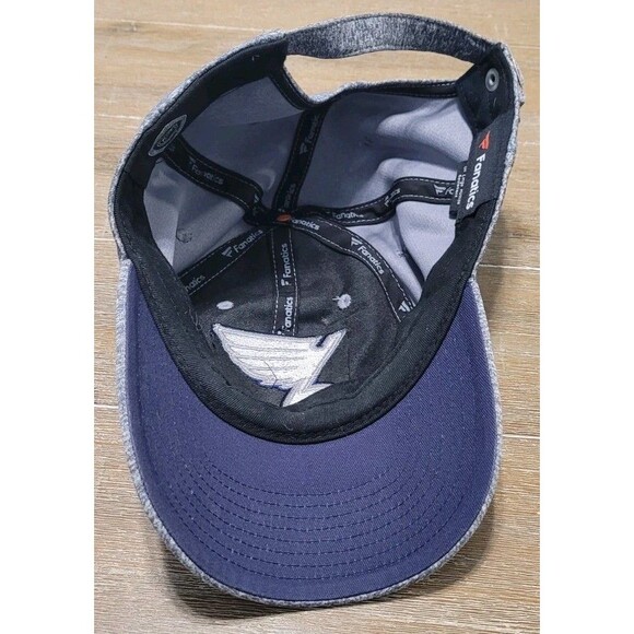 St Louis StL Blues Fanatics Hat Cap Adjustable Heather Gray NHL Hockey Mens - Picture 4 of 6